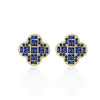 Baguette clover studs