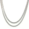 Single row tennis necklace