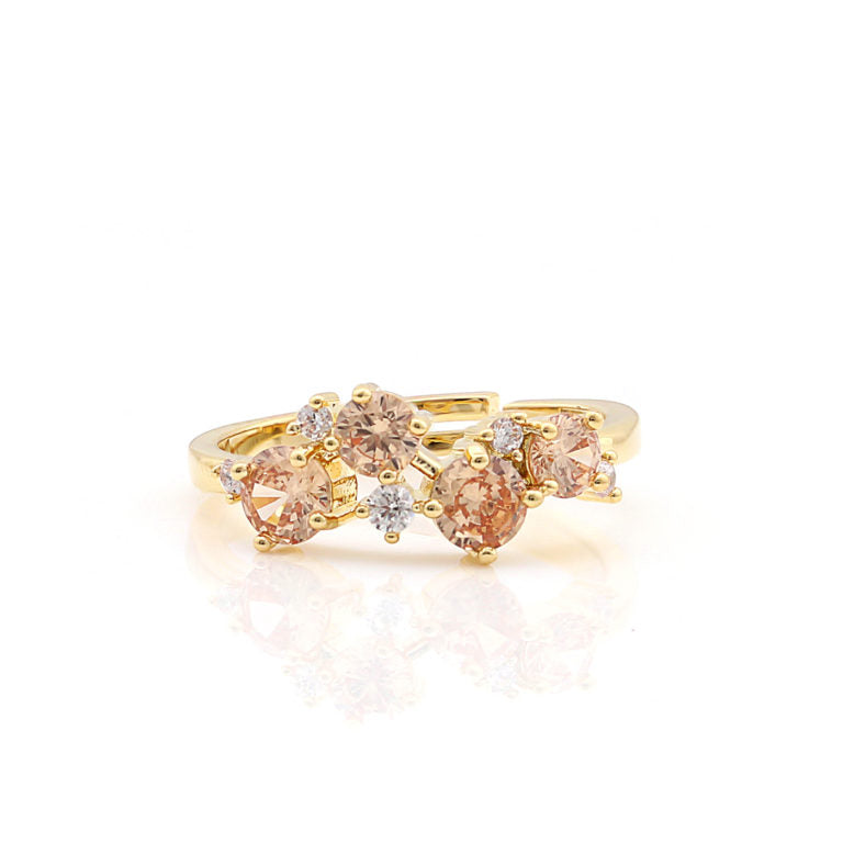Four stone cluster ring