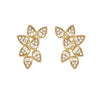 Gold leaf earrings