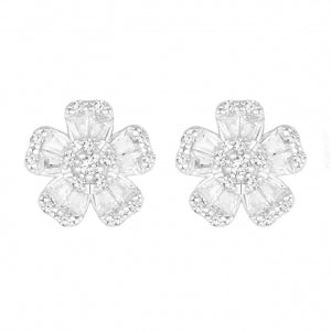Petal flower studs