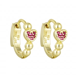 Heart gold ball toddler huggies