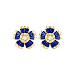 Petal flower studs