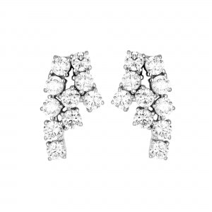 Sterling short linear earrings