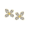 4 petal flower earrings