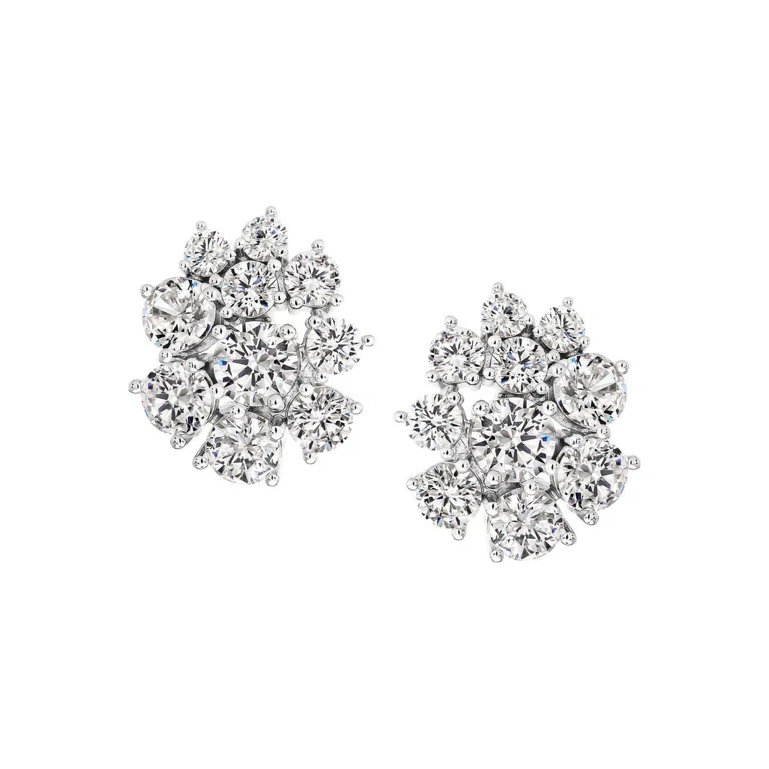 Titanium cluster cz studs