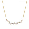 Sterling cz bar necklace