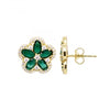 Colored flower studs