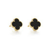 Mother of pearl clover earrings