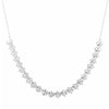 Sterling Diamond cz 4mm necklace
