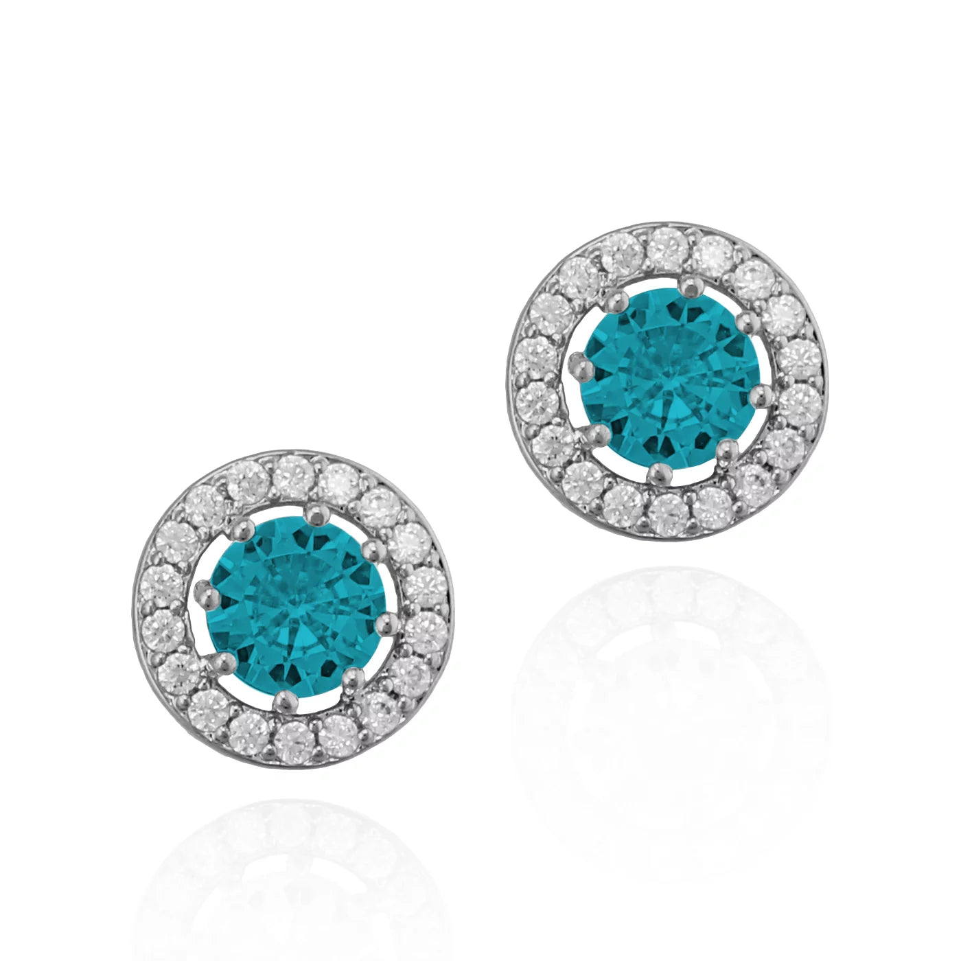 Round solitaire studs