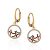 Colorful sprinkle earrings