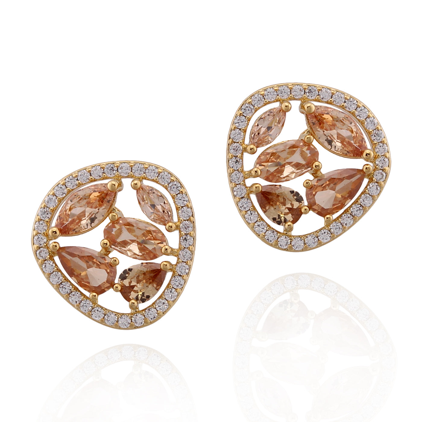 Pebble stone studs - large